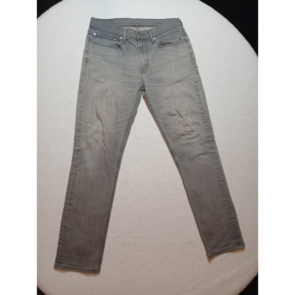 LEVI'S 511 34x32 Slim Fit Jeans Pants‎ Gray Denim Very Good!!
